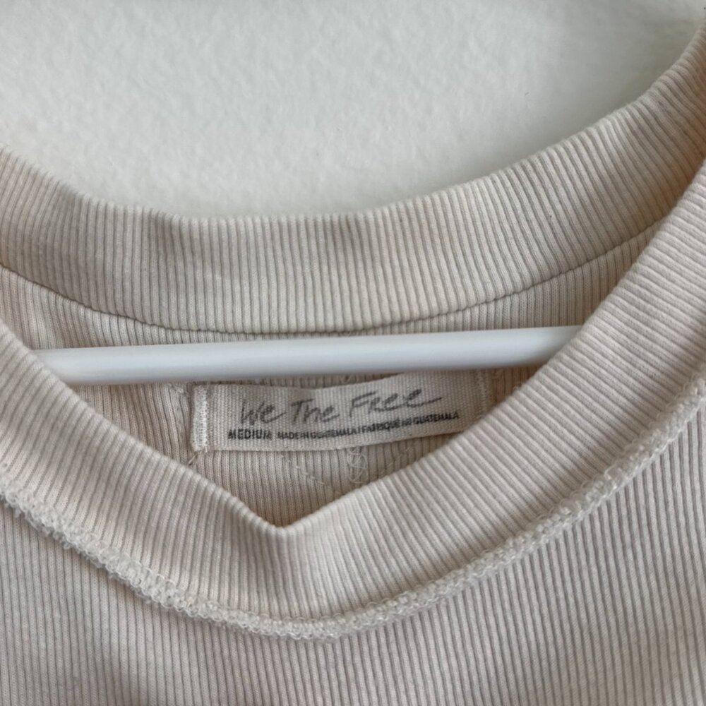 Free People Ribbed Tank (Cream) - Picture 4 of 5